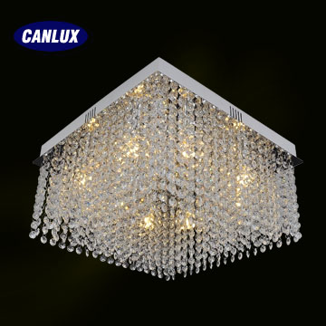 Replaceable LED G9 bulbs crystal ceiling lamps 220V 50/60Hz